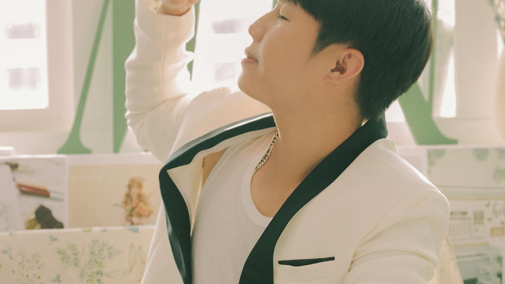 Beautiful landscape with soft morning light representing vitality